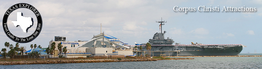 Texas State Aquarium and USS Lexington, Corpus Christi