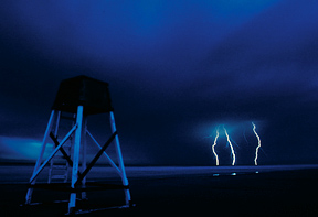 Lightning Galveston Coast