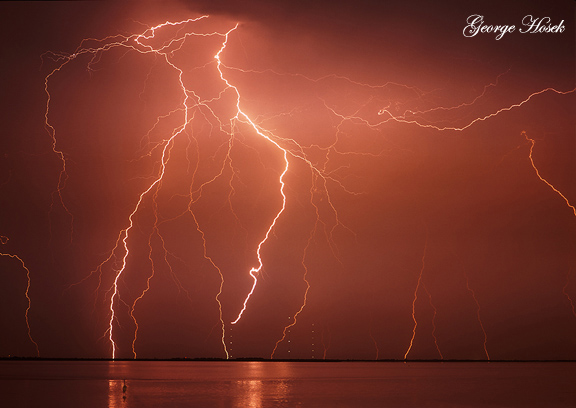 Lightning Galveston Texas